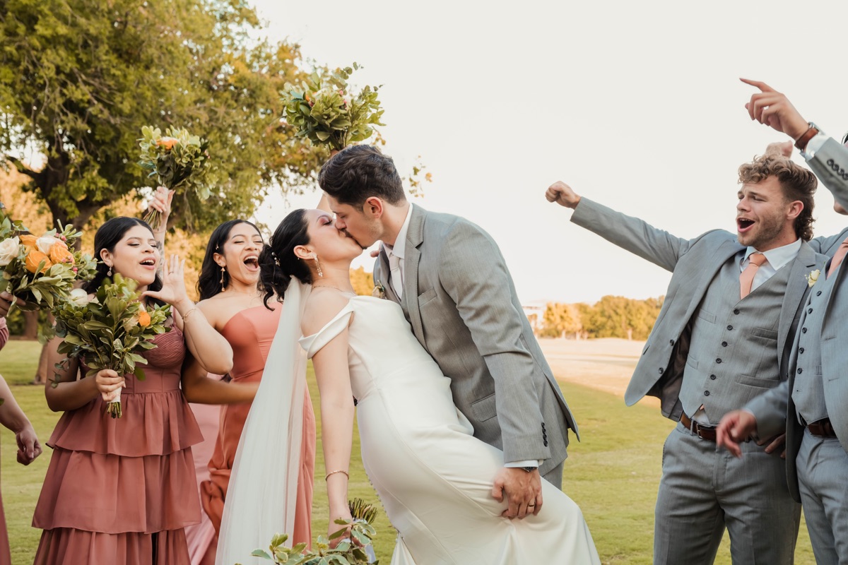 Wedding — First Kiss